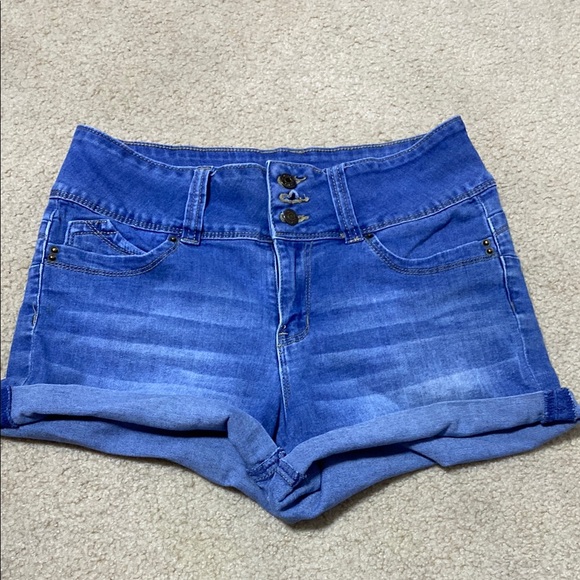 Blue Denim Women's Shorts - Picture 1 of 1